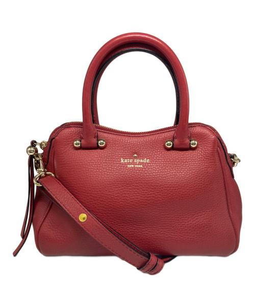 Kate Spade（ケイトスペード）Kate Spade (ケイトスペード) 2WAYショルダーバッグ レッドの古着・服飾アイテム