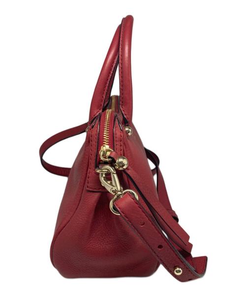 Kate Spade（ケイトスペード）Kate Spade (ケイトスペード) 2WAYショルダーバッグ レッドの古着・服飾アイテム