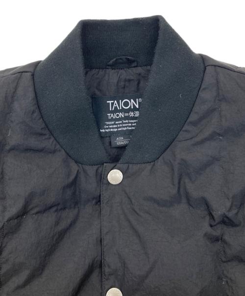 TAION（タイオン）TAION (タイオン) ダウンジャケット ブラック サイズ:XSの古着・服飾アイテム