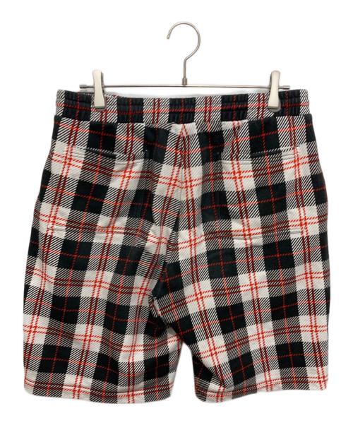 ICE&TECHNO（アイスアンドテクノ）ICE&TECHNO (アイスアンドテクノ) TARTAN SWEAT SHORTS/チェックスウェットハーフパンツ ホワイト サイズ:Mの古着・服飾アイテム