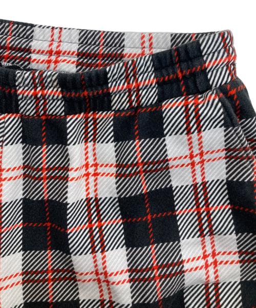 ICE&TECHNO（アイスアンドテクノ）ICE&TECHNO (アイスアンドテクノ) TARTAN SWEAT SHORTS/チェックスウェットハーフパンツ ホワイト サイズ:Mの古着・服飾アイテム