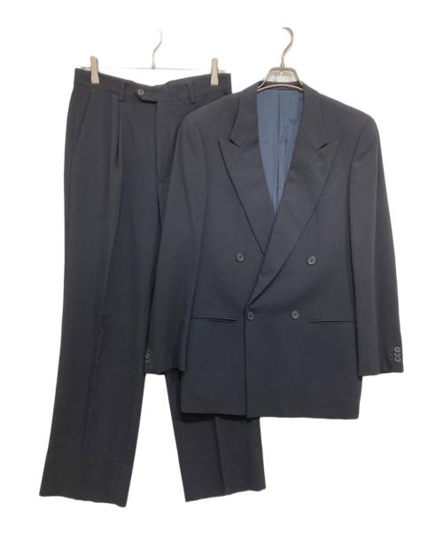 ARMANI COLLEZIONI（アルマーニ コレツィオーニ）ARMANI COLLEZIONI (アルマーニ コレツィオーニ) ウールダブルセットアップ ネイビー サイズ:46の古着・服飾アイテム