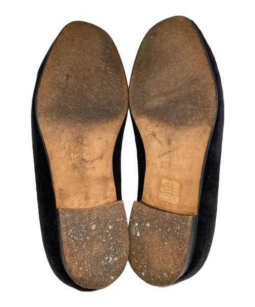 Tricker's（トリッカーズ）Tricker's (トリッカーズ) スカルベロアローファー/オペラシューズ ブラック サイズ: 7 1/2の古着・服飾アイテム