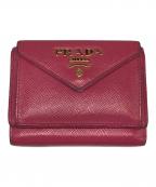 PRADAプラダ）の古着「3つ折り財布」｜ピンク