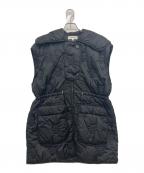 ENFOLDエンフォルド）の古着「CHECK-QUILT VEST」｜ブラック