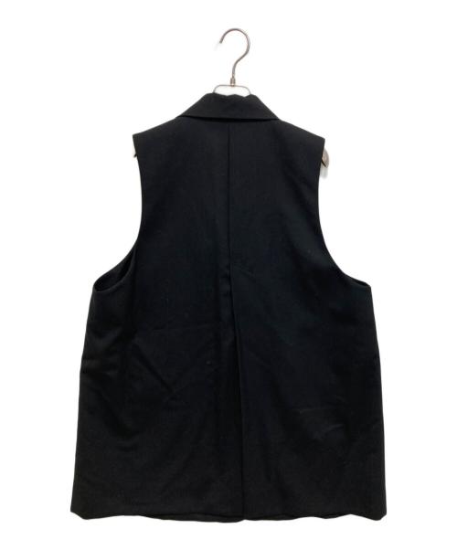 ENFOLD（エンフォルド）ENFOLD (エンフォルド) DOUBLE SUIT VEST ブラック サイズ:38の古着・服飾アイテム