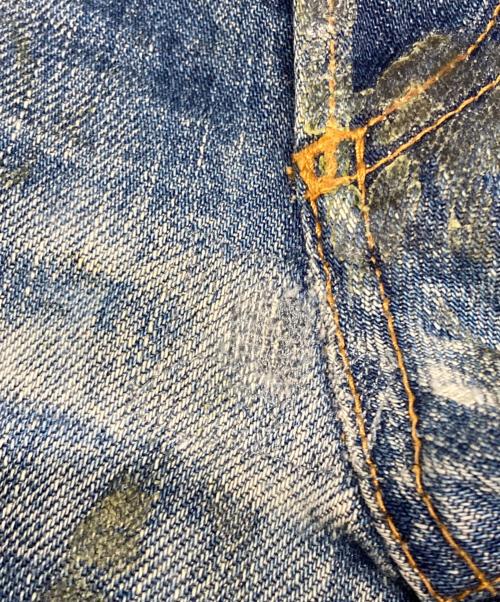 DIOR HOMME（ディオール オム）Dior Homme (ディオール オム) ラスターコーティングデニムパンツ インディゴ サイズ:78.5cm (W31)の古着・服飾アイテム