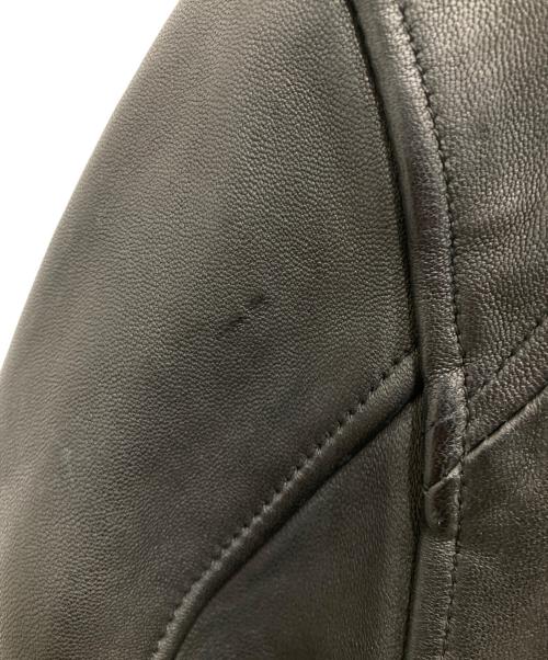 AVIREX（アヴィレックス）AVIREX (アヴィレックス) シープレザースタンドジップトラックジャケット ブラック サイズ:Mの古着・服飾アイテム