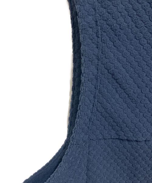 Patagonia（パタゴニア）Patagonia (パタゴニア) TEXTUED FLEECE VEST ネイビー サイズ:Mの古着・服飾アイテム