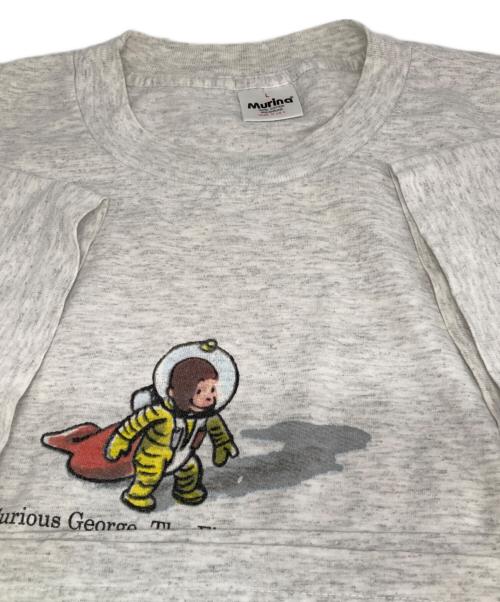 Murina（ムリナ）Murina (ムリナ) Curious George/90’sおさるのジョージプリントTシャツ ホワイト サイズ:Lの古着・服飾アイテム
