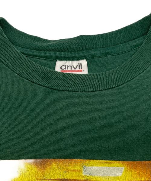 anvil（アンヴィル）anvil (アンヴィル) Blur/90’sバンドTシャツ グリーン サイズ:Lの古着・服飾アイテム