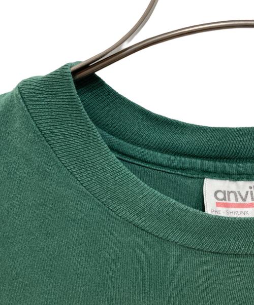 anvil（アンヴィル）anvil (アンヴィル) Blur/90’sバンドTシャツ グリーン サイズ:Lの古着・服飾アイテム