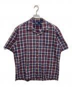 POLO RALPH LAURENポロ・ラルフローレン）の古着「CALDWELL ボックス開襟チェックシャツ」｜パープル