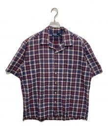 POLO RALPH LAUREN（ポロ・ラルフローレン）の古着「CALDWELL ボックス開襟チェックシャツ」｜パープル