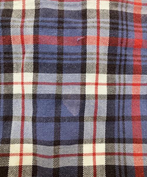 POLO RALPH LAUREN（ポロ・ラルフローレン）POLO RALPH LAUREN (ポロ・ラルフローレン) CALDWELL ボックス開襟チェックシャツ パープル サイズ:Lの古着・服飾アイテム