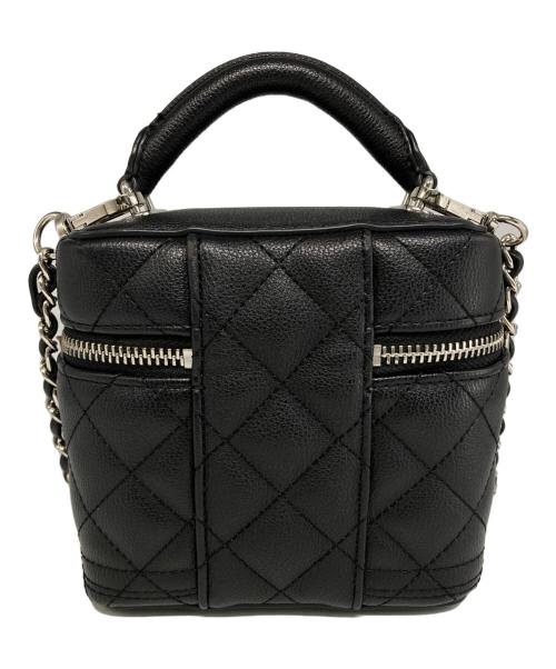 riu（リウ）riu (リウ) Quiltingvanitybag/バニティバッグ ブラック サイズ:freeの古着・服飾アイテム