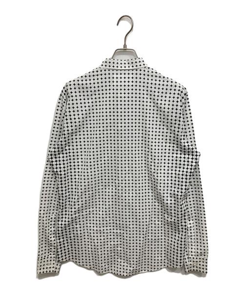 Maison Margiela（メゾンマルジェラ）Maison Margiela (メゾンマルジェラ) ドット柄コットンシャツ ホワイト サイズ:48の古着・服飾アイテム