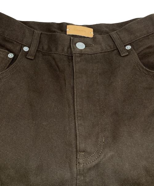 TODAYFUL（トゥデイフル）TODAYFUL (トゥデイフル) Carys Denim/デニムパンツ ブラウン サイズ:25の古着・服飾アイテム