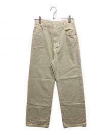 TODAYFUL（トゥデイフル）の古着「Carys Denim/デニムパンツ」｜アイボリー