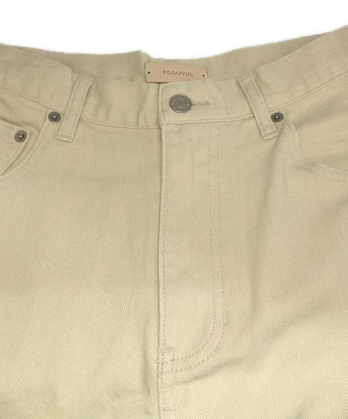 TODAYFUL（トゥデイフル）TODAYFUL (トゥデイフル) Carys Denim/デニムパンツ アイボリー サイズ:24の古着・服飾アイテム