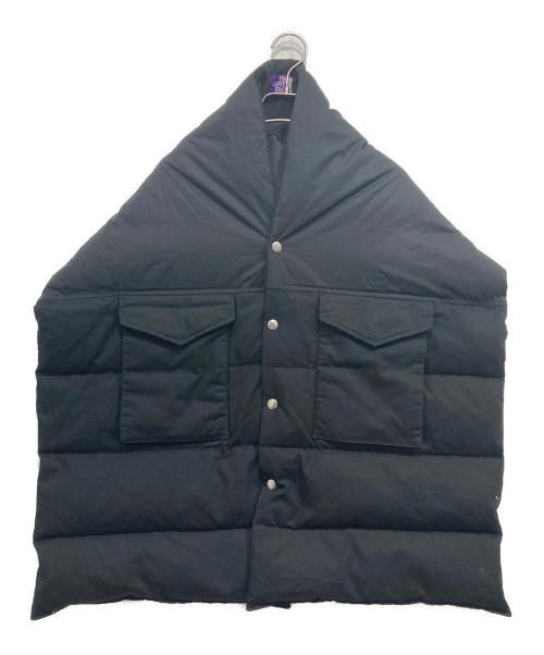THE NORTHFACE PURPLELABEL（ザ・ノースフェイス パープルレーベル）THE NORTHFACE PURPLELABEL (ザ・ノースフェイス パープルレーベル) Field Down Cape ブラックの古着・服飾アイテム