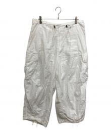 Needles（ニードルズ）の古着「H.D. PANT BDU/ヒザデルパンツ」｜ホワイト
