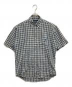 RALPH LAURENラルフローレン）の古着「BLAKE/半袖チェックシャツ」｜ホワイト