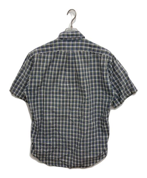 RALPH LAUREN（ラルフローレン）RALPH LAUREN (ラルフローレン) BLAKE/半袖チェックシャツ ホワイト サイズ:Sの古着・服飾アイテム