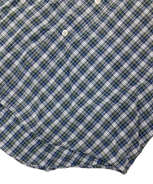 RALPH LAUREN（ラルフローレン）RALPH LAUREN (ラルフローレン) BLAKE/半袖チェックシャツ ホワイト サイズ:Sの古着・服飾アイテム
