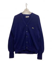 LACOSTE（ラコステ）の古着「70’sニットカーディガン」｜ネイビー