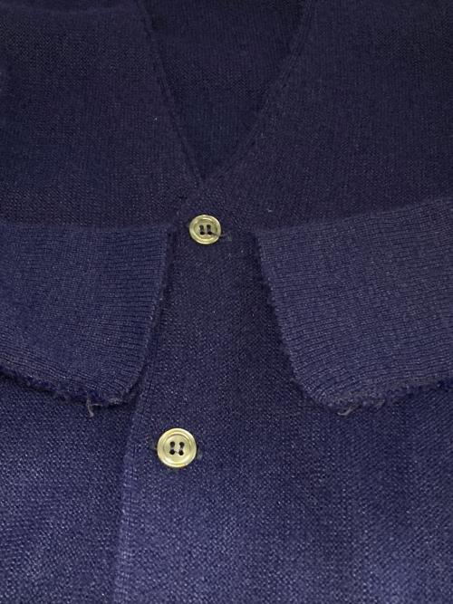 LACOSTE（ラコステ）LACOSTE (ラコステ) 70’sニットカーディガン ネイビー サイズ:Mの古着・服飾アイテム