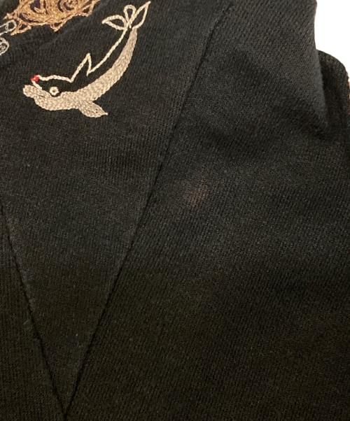 BERNHARD WILLHELM（ベルンハルト ウィルヘルム）BERNHARD WILLHELM (ベルンハルト ウィルヘルム) 刺繍ハイネックプルオーバーパーカー ブラック サイズ:Sの古着・服飾アイテム