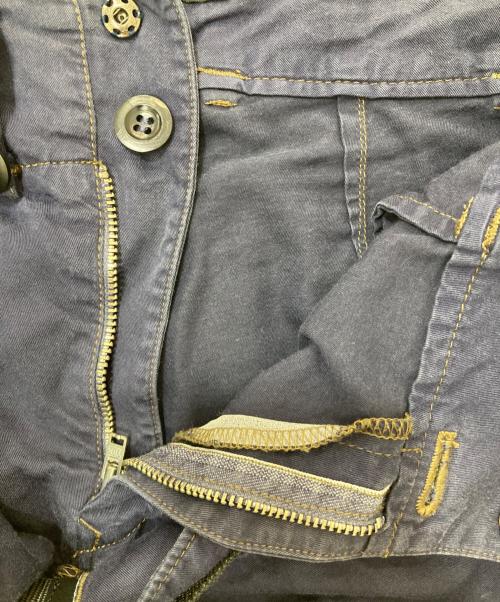 Y's（ワイズ）Y's (ワイズ) 00’sレーヨン混ウエストレイヤードパンツ ネイビー サイズ:1の古着・服飾アイテム