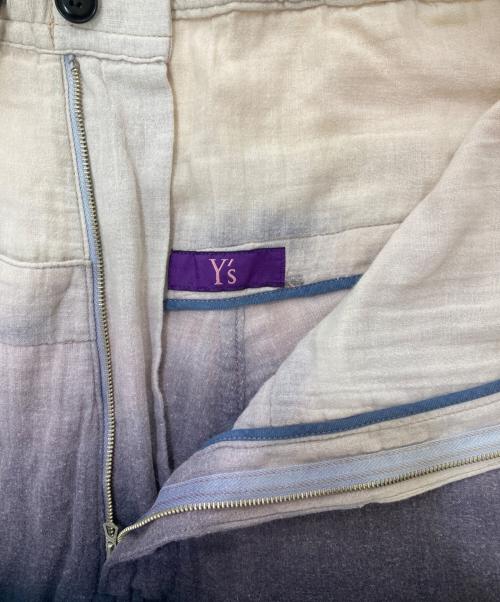 Y's PINK（ワイズ ピンク）Y's PINK (ワイズ ピンク) グラデーションコットンサルエルパンツ アイボリー サイズ:2の古着・服飾アイテム