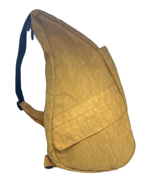 healthy back bag（ヘルシーバックバッグ）HEALTHY BACK BAG (ヘルシーバックバッグ) テクスチャードナイロン製ワンショルダーバッグ イエローの古着・服飾アイテム
