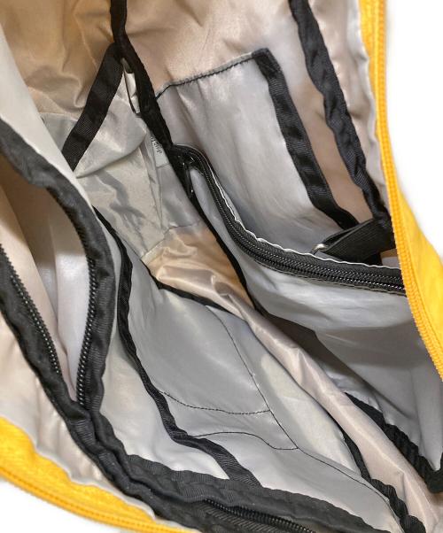 healthy back bag（ヘルシーバックバッグ）HEALTHY BACK BAG (ヘルシーバックバッグ) テクスチャードナイロン製ワンショルダーバッグ イエローの古着・服飾アイテム