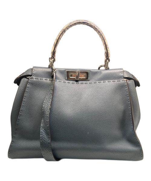 FENDI（フェンディ）FENDI (フェンディ) PEEKABOO REGULAR スカイブルーの古着・服飾アイテム
