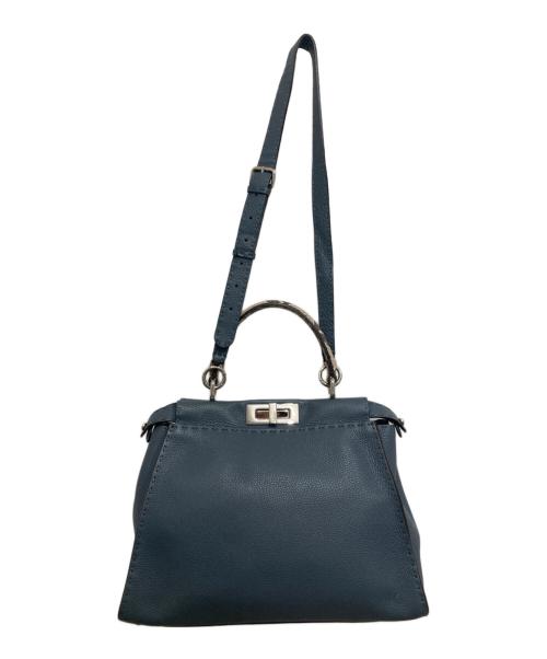 FENDI（フェンディ）FENDI (フェンディ) PEEKABOO REGULAR スカイブルーの古着・服飾アイテム