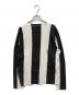 Maison Margiela (メゾンマルジェラ) ビッグストライプロングスリーブカットソー ブラック×ホワイト サイズ:SIZE 48：10000円