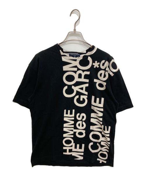 COMME des GARCONS HOMME（コムデギャルソン オム）COMME des GARCONS HOMME (コムデギャルソン オム) ロゴTシャツ ブラック サイズ:Sの古着・服飾アイテム