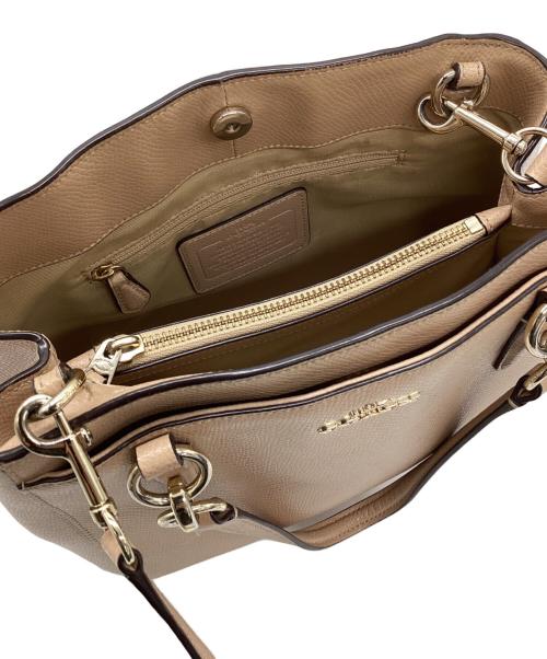 COACH（コーチ）COACH (コーチ) 2WAYバッグ ベージュの古着・服飾アイテム