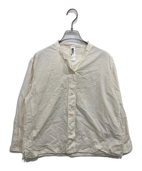 MHL（マーガレットハウエル）MHL (マーガレットハウエル) COTTON RAMIE POPLIN アイボリー サイズ:2の古着・服飾アイテム