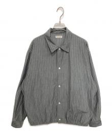BEAUTY&YOUTH UNITED ARROWS（ビューティーアンドユースユナイテッドアローズ）の古着「ボイルシアーストライプシャツ」｜グレー