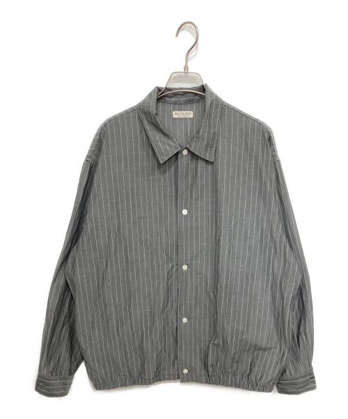 BEAUTY&YOUTH UNITED ARROWS（ビューティーアンドユースユナイテッドアローズ）BEAUTY&YOUTH UNITED ARROWS (ビューティーアンドユースユナイテッドアローズ) ボイルシアーストライプシャツ グレー サイズ:Lの古着・服飾アイテム