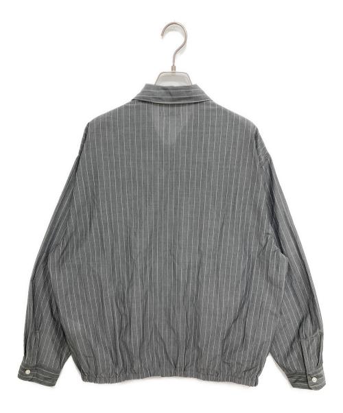 BEAUTY&YOUTH UNITED ARROWS（ビューティーアンドユースユナイテッドアローズ）BEAUTY&YOUTH UNITED ARROWS (ビューティーアンドユースユナイテッドアローズ) ボイルシアーストライプシャツ グレー サイズ:Lの古着・服飾アイテム