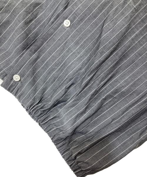 BEAUTY&YOUTH UNITED ARROWS（ビューティーアンドユースユナイテッドアローズ）BEAUTY&YOUTH UNITED ARROWS (ビューティーアンドユースユナイテッドアローズ) ボイルシアーストライプシャツ グレー サイズ:Lの古着・服飾アイテム