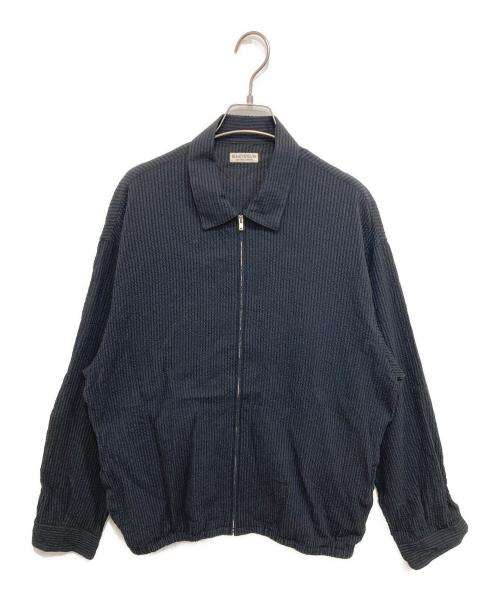BEAUTY&YOUTH UNITED ARROWS（ビューティーアンドユースユナイテッドアローズ）BEAUTY&YOUTH UNITED ARROWS (ビューティーアンドユースユナイテッドアローズ) アーバンサッカーチェックジップシャツ ネイビー サイズ:Mの古着・服飾アイテム