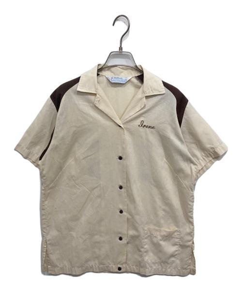 Hilton（ヒルトン）Hilton (ヒルトン) 70’sボーリングシャツ アイボリー サイズ:36の古着・服飾アイテム