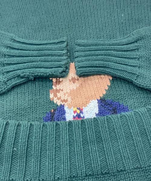 POLO RALPH LAUREN（ポロ・ラルフローレン）POLO RALPH LAUREN (ポロ・ラルフローレン) ポロベア‐ニット グリーン サイズ:Mの古着・服飾アイテム