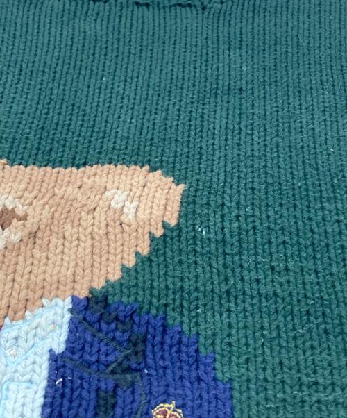 POLO RALPH LAUREN（ポロ・ラルフローレン）POLO RALPH LAUREN (ポロ・ラルフローレン) ポロベア‐ニット グリーン サイズ:Mの古着・服飾アイテム